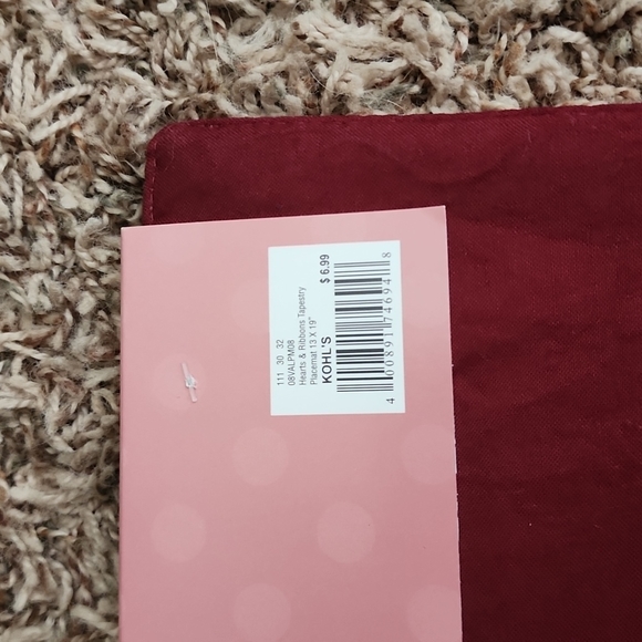 Kohl's Dining Valentines Day Table Place Mats Poshmark